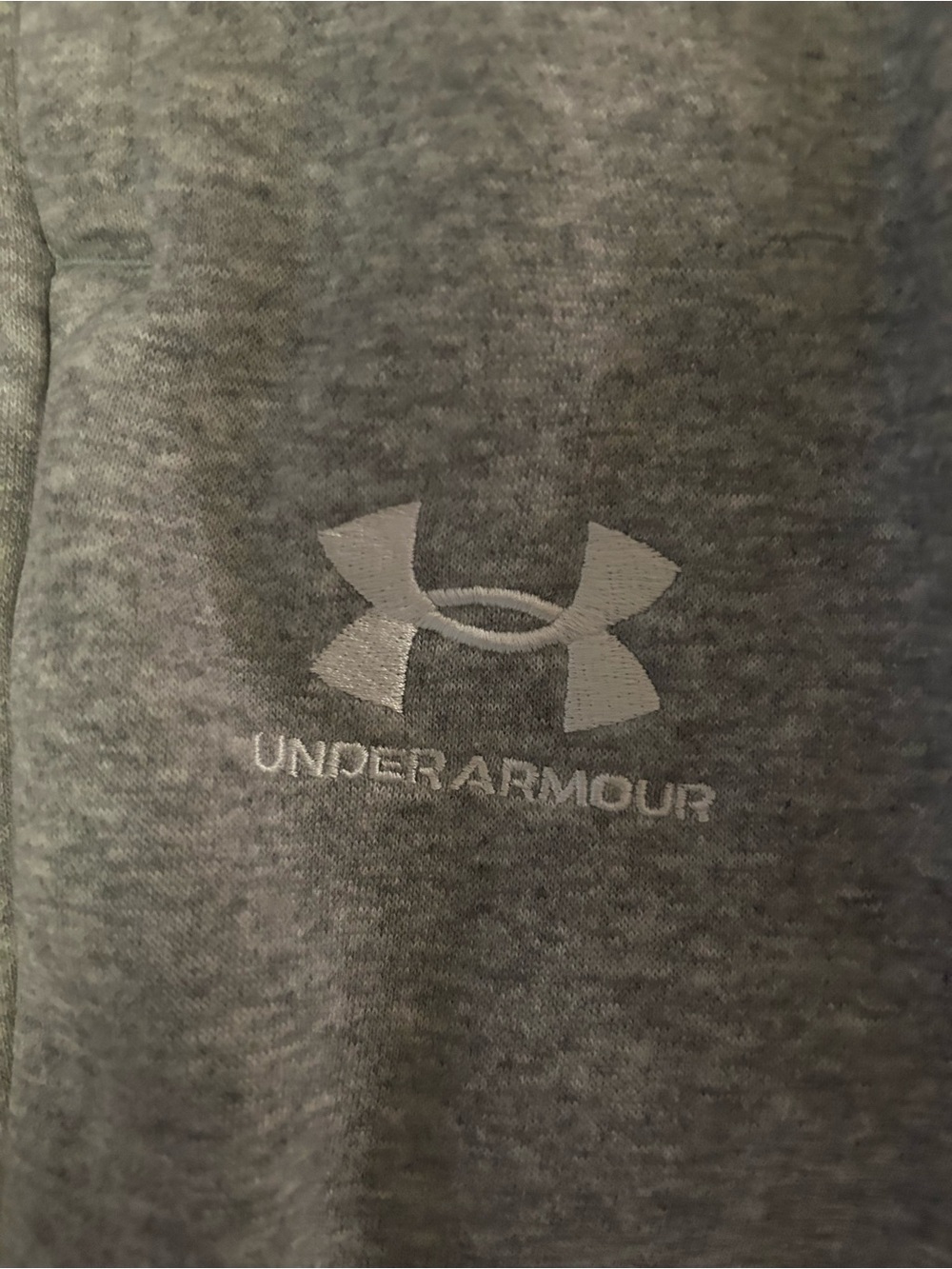 Under Armour Gray Fleece Jogger Pants - Picture 2 of 9